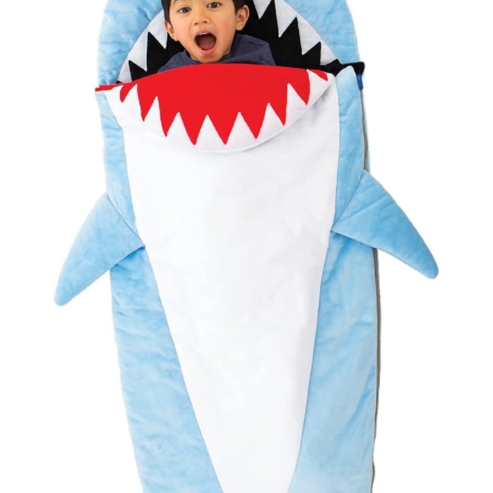 Bixbee Blue Shark Kids Sleeping Bag
